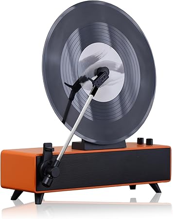 Vintage Vertical Record Retro Bluetooth Speaker