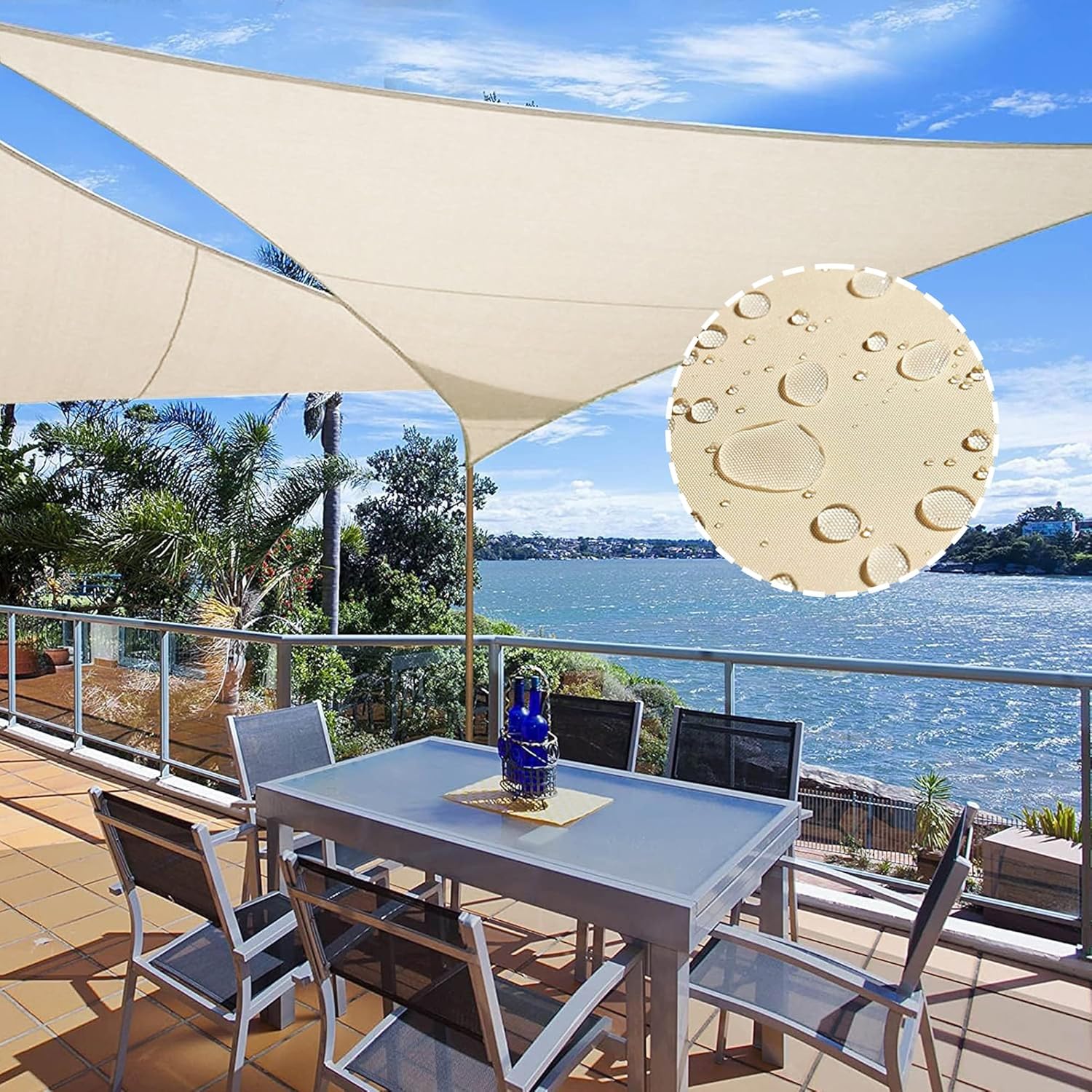 KALINCO Waterproof Triangle Sun Shade