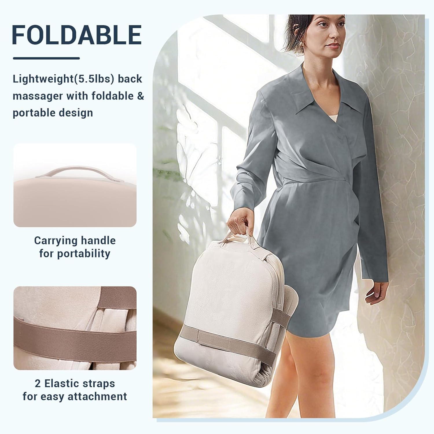 Mynt FSA/HSA Approved Foldable S-Curve Back Massager