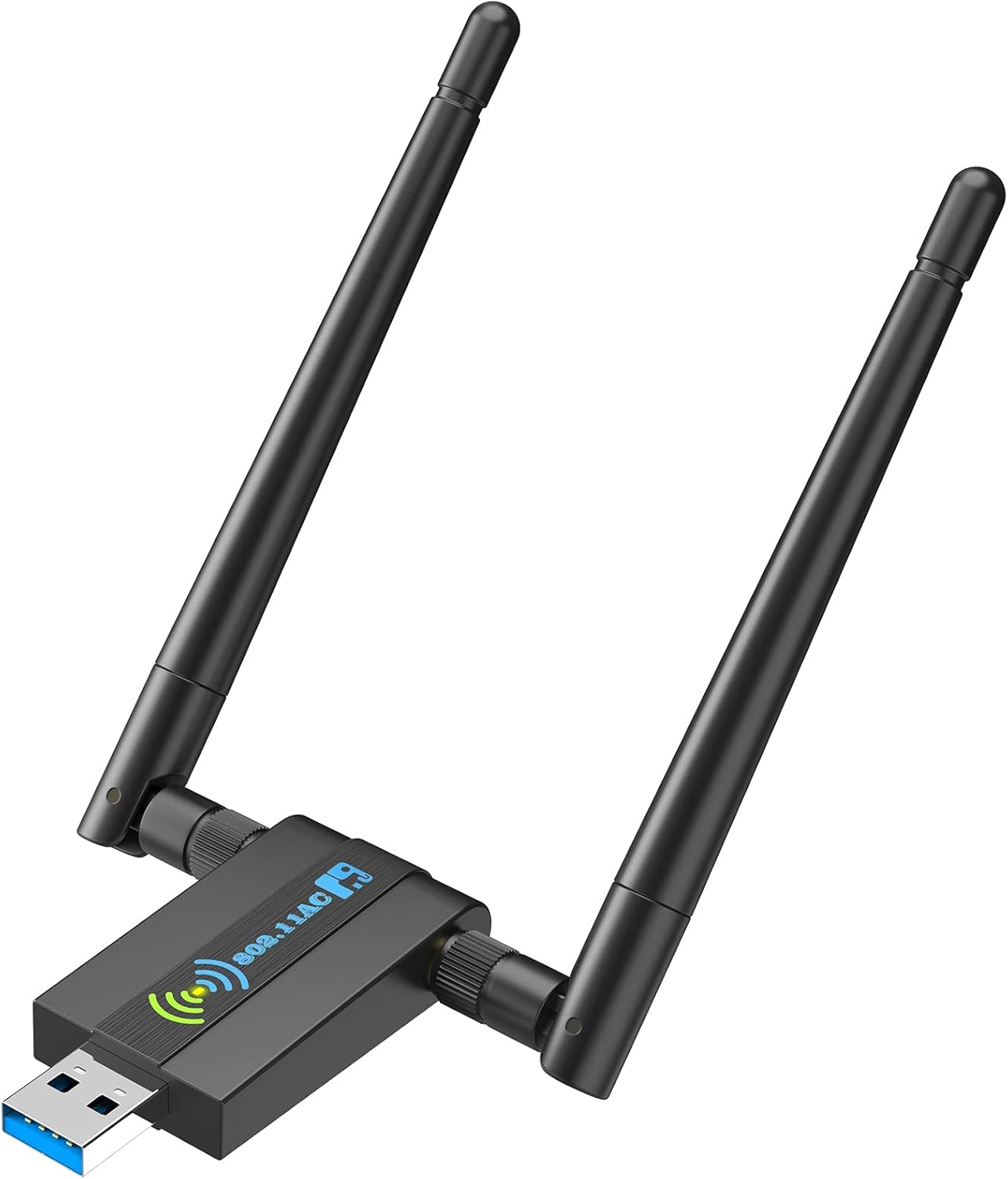 1300Mbps Dual-Antenna High-Gain USB WiFi Adapter