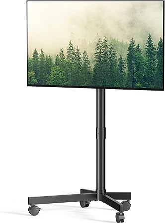 Mobile Rolling TV Stand for 23–60 Inch Screens