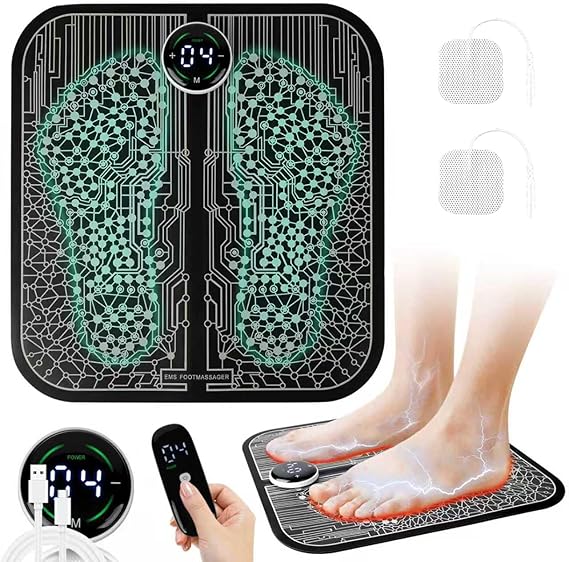 Dual-Action TENS & EMS Foot Circulation System