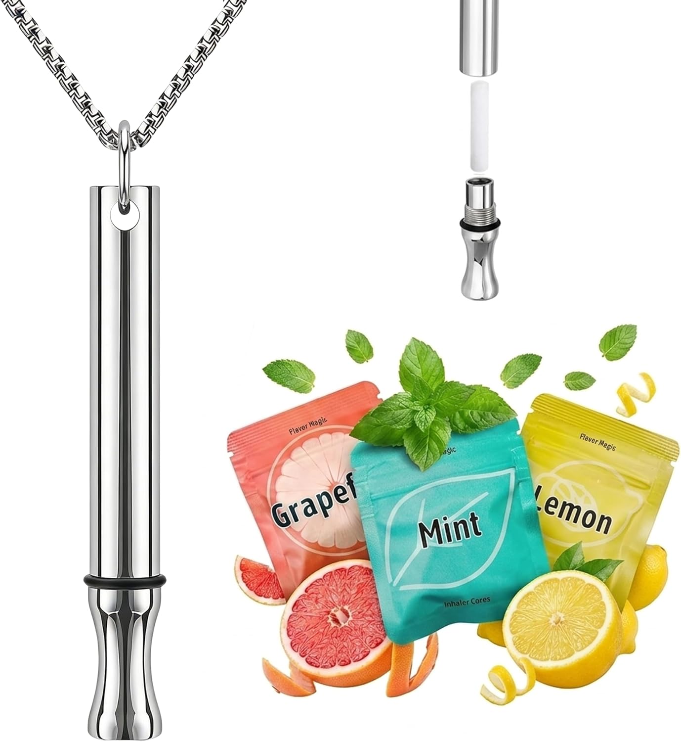Breathing Necklace with Filter Tips
