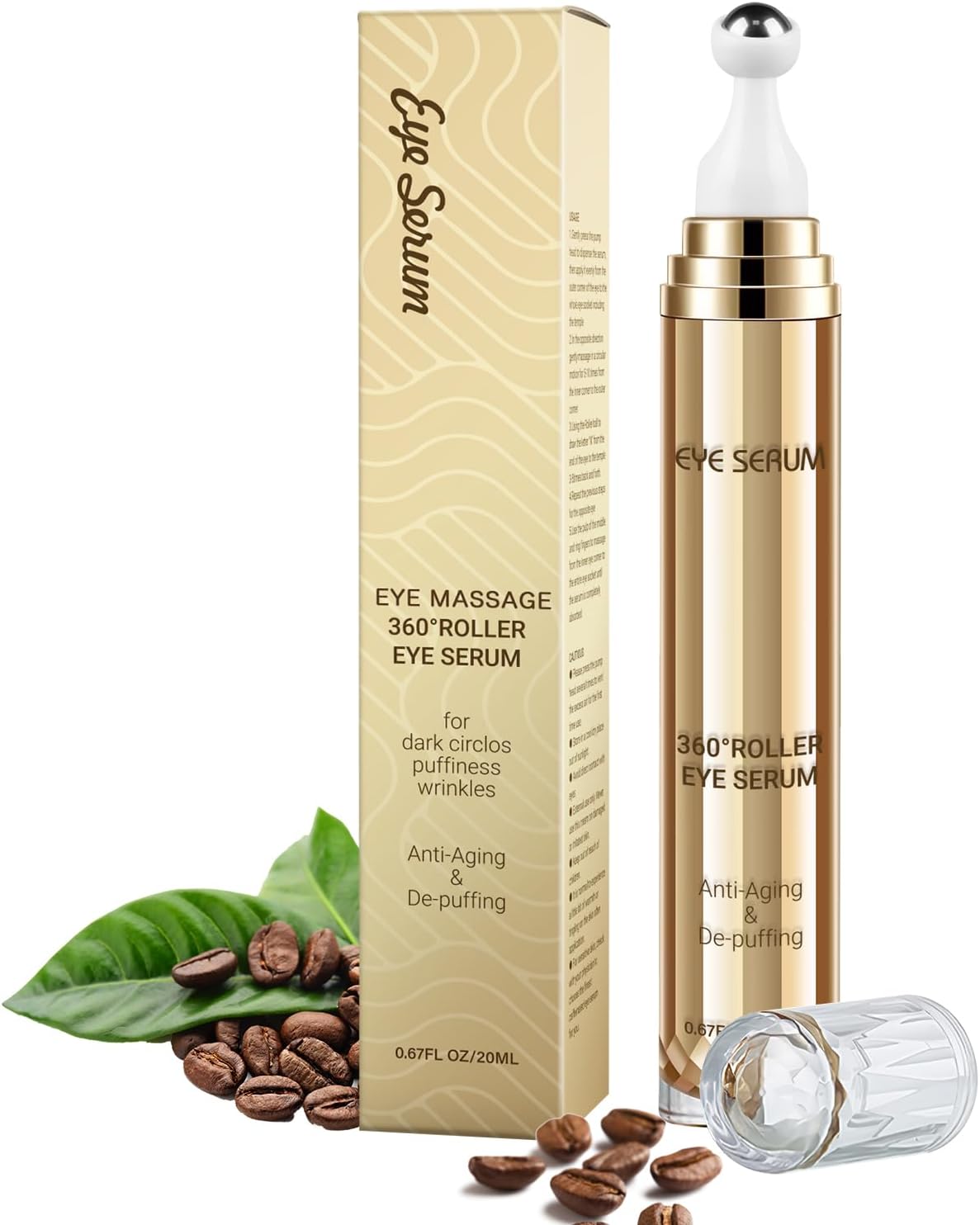 Caffeine Eye Serum with Hyaluronic Acid