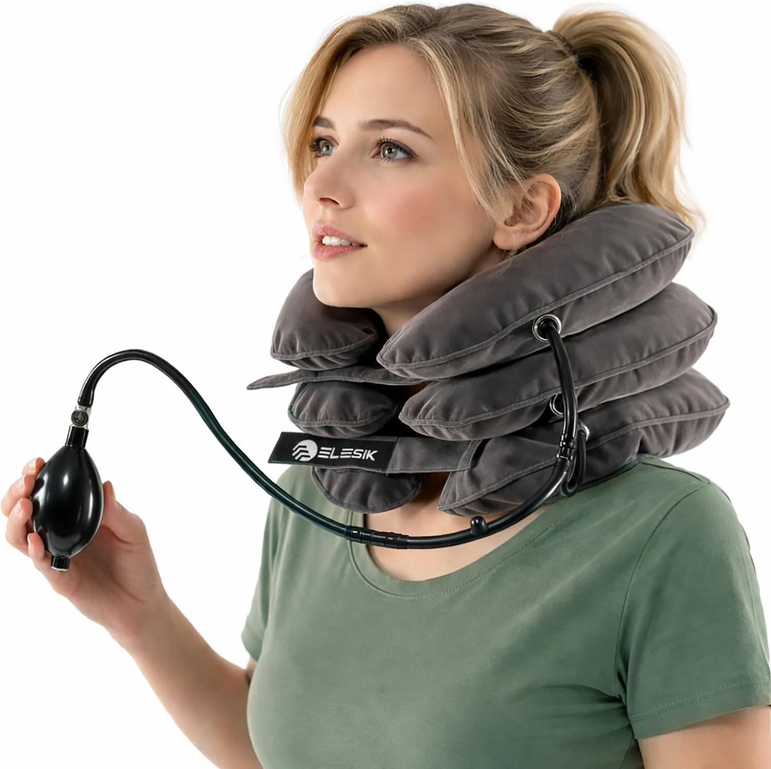 Inflatable Cervical Neck Stretcher and Traction Device