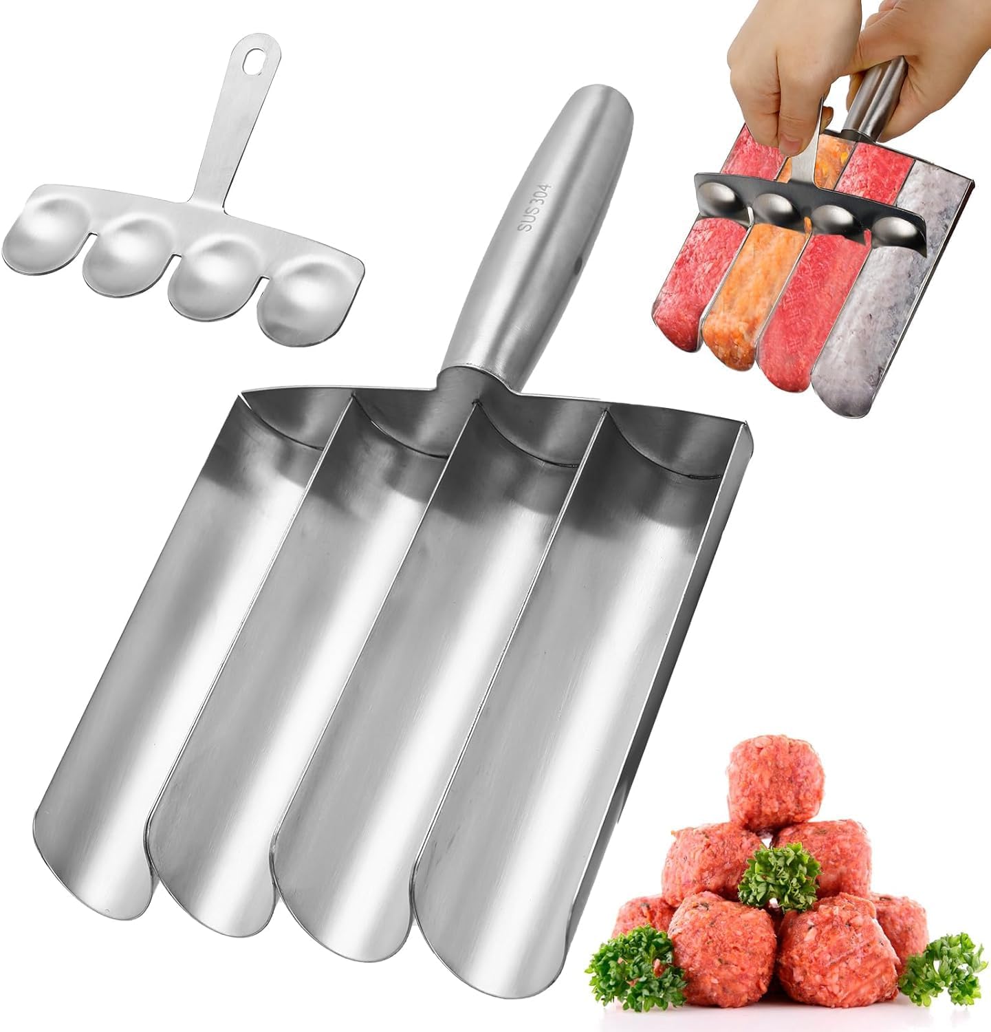 Stainless Steel Meatball Maker Mold