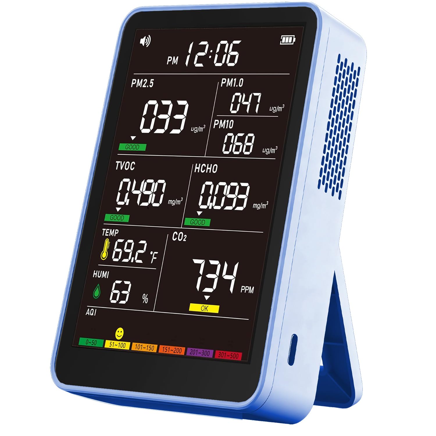 Portable Indoor Air Quality Monitor