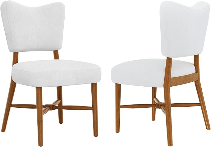 Mid Century Upholstered Dining Chairs Set