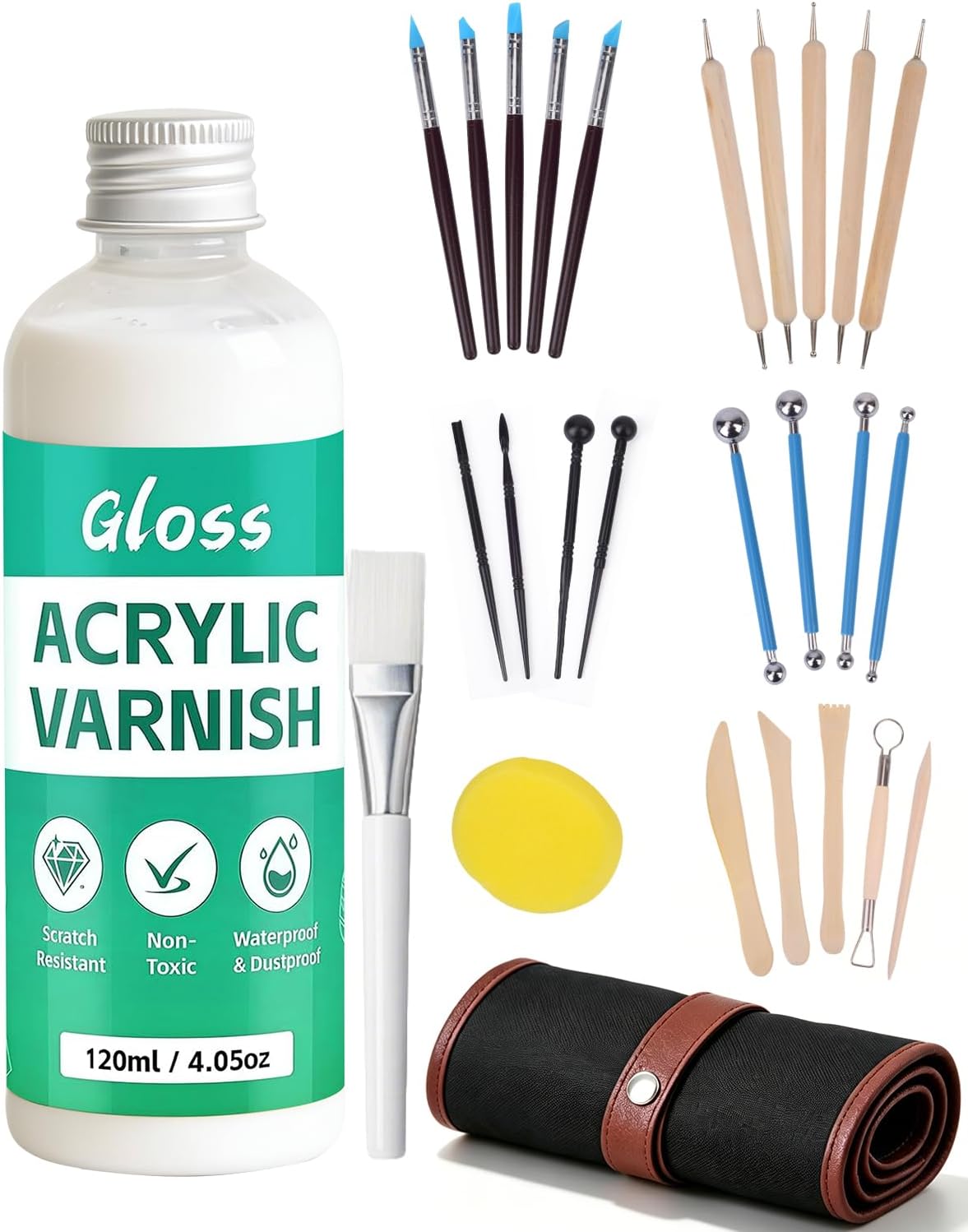 Air Dry Clay Pottery Kit