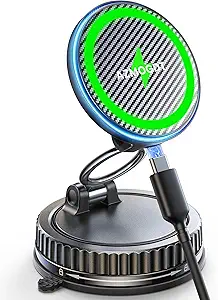 MagSafe Car Mount Charger 15W Magnetic Wireless Car Charger Phone Holder