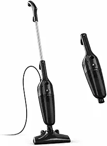 FUNCCUBE Vacuum Cleaner Corded Stick High Power Suction 3-in-1 Handheld Black