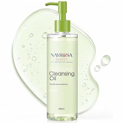 Collagen Facial Cleansing Oil Makeup Remover for Deep Pore Cleansing 200ml