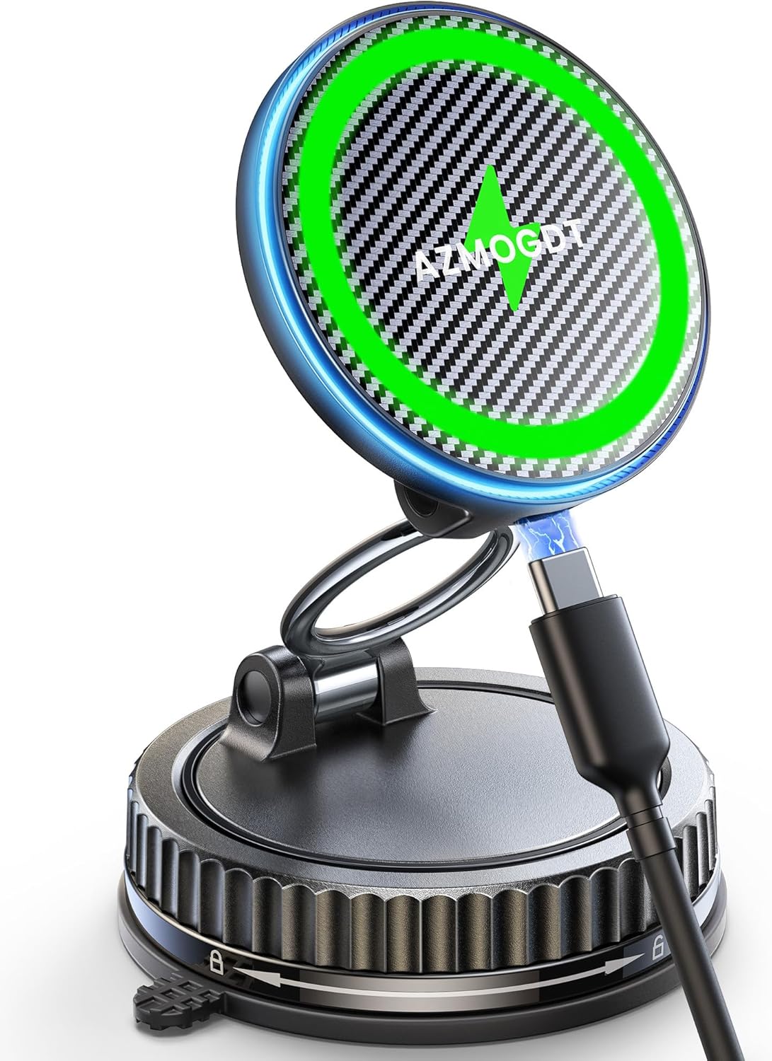 MagSafe Car Mount Charger 15W Magnetic Wireless Fast Charging Phone Holder