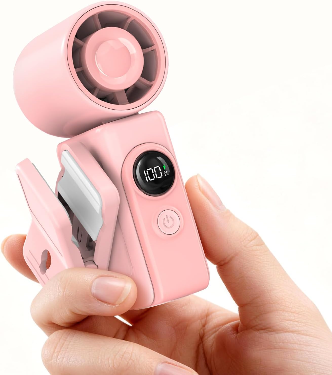 Portable Clip On Mini Hands Free Turbo Personal Fan