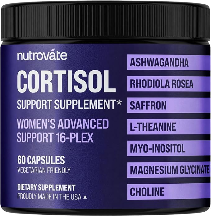 Cortisol Supplement for Women with Ashwagandha and Rhodiola