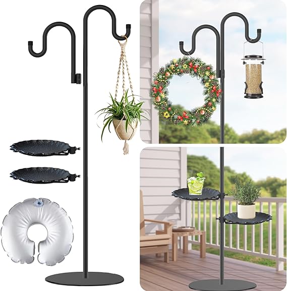 74-Inch Adjustable Shepherd’s Hook Stand