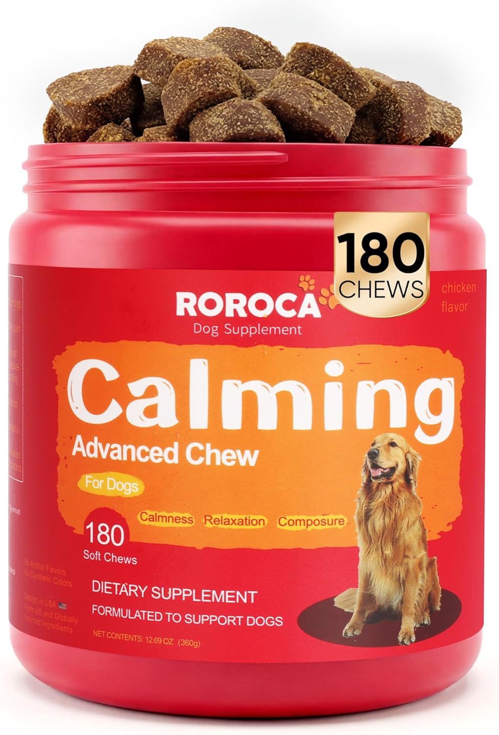 Calming Chews for Dogs (180 Count)