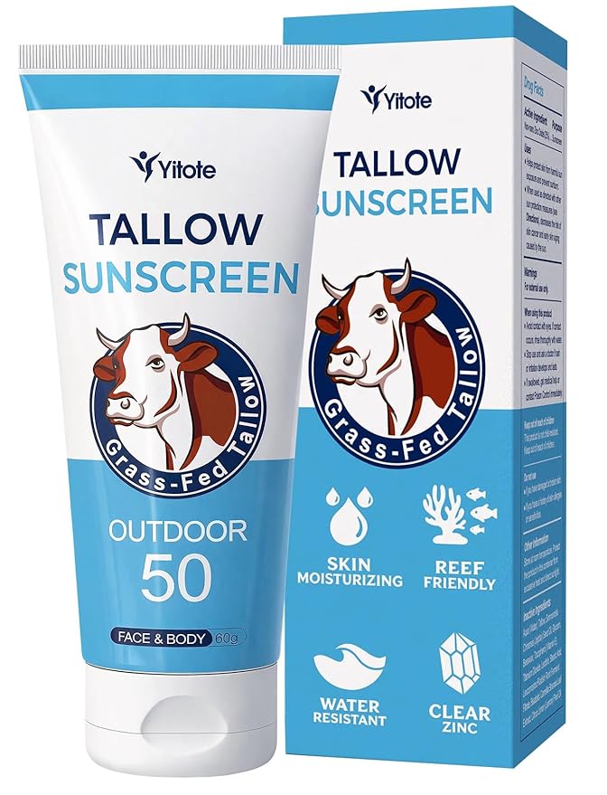 Yitote Organic Tallow Sunscreen SPF 50