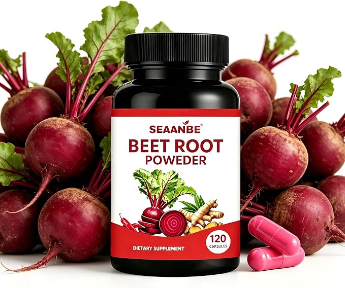 High-Potency Beet Root Powder Capsules 2000mg