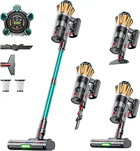 Cordless Vacuum Cleaner 55Kpa 650W Stick Vacuum 70-Min Runtime for Pet Hair