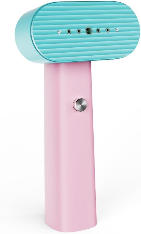 nexdoo G6 2-in-1 Portable Clothes Steamer and Iron 900W Lightweight Travel Steamer (Pink)