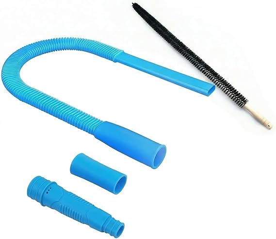 Upgraded Universal Dryer Vent Cleaner Kit Flexible Vacuum Hose Attachment and Brush