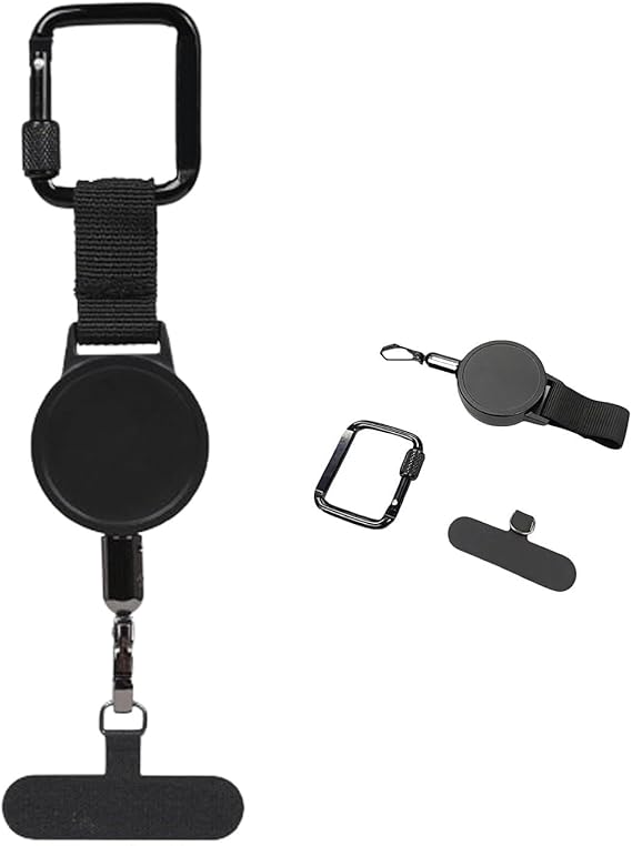 Retractable Phone Tether and Lanyard for Skiing Outdoor Anti Theft Security Strap