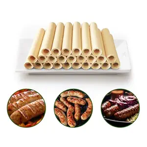 VONSYONG Halal Edible Collagen Sausage Casing – 19mm (3/4″) x 49ft