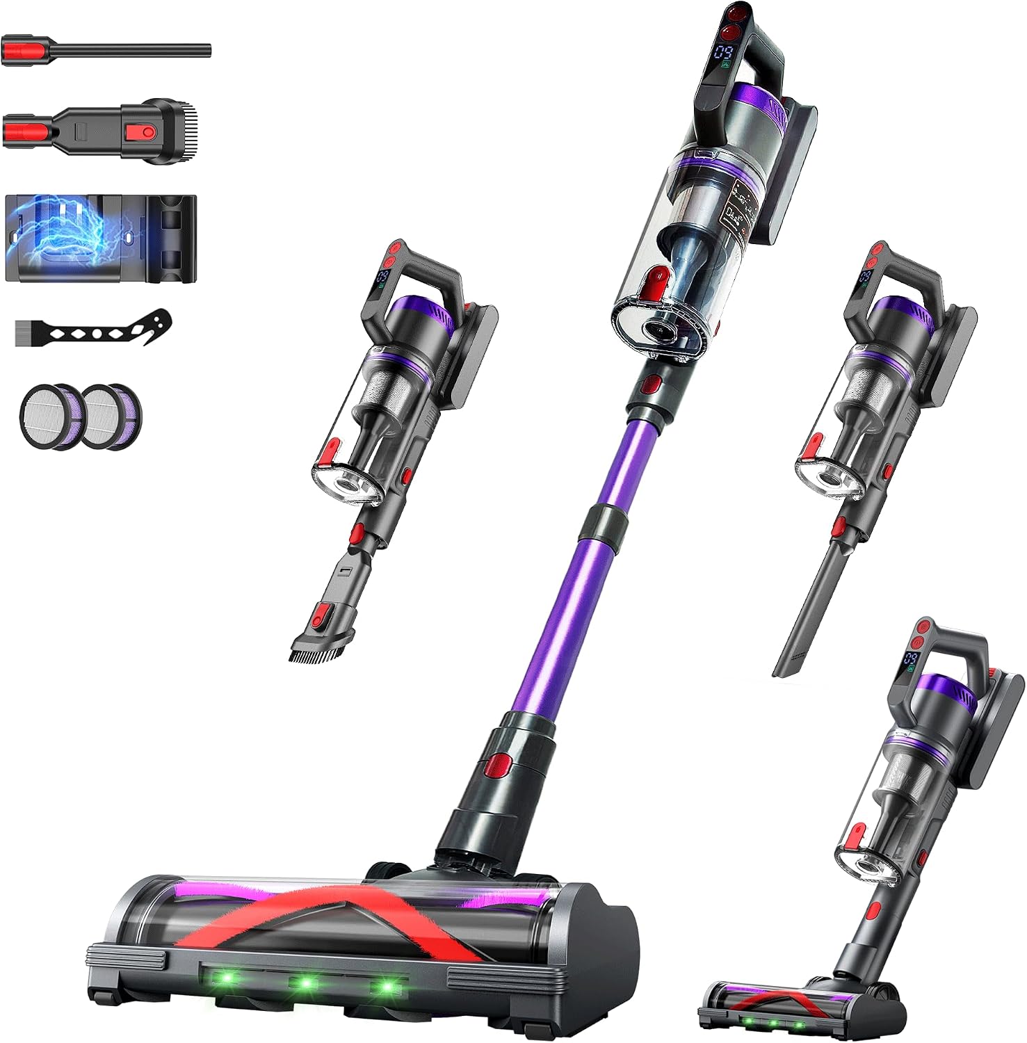 600W Cordless Stick Vacuum Cleaner