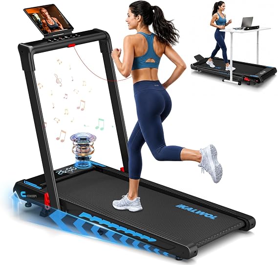 6-in-1 Foldable Treadmill with Incline