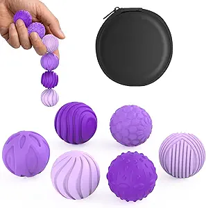 6PCS Silicone Magnetic Fidget Balls Set