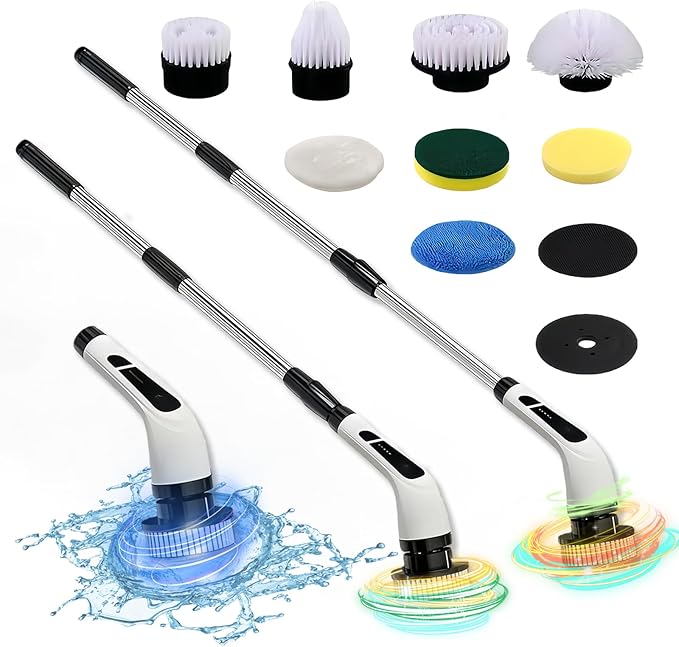 Cordless Electric Spin Scrubber