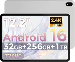 12-Inch 2.4K Android 16 Entertainment & Productivity Tablet