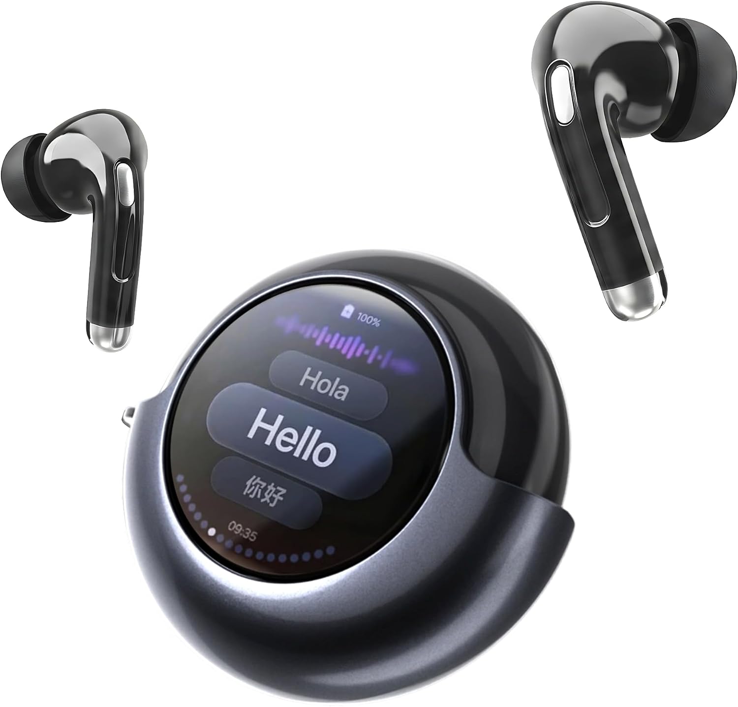 AI Translation Earbuds with Real-Time 157 Language Interpretation