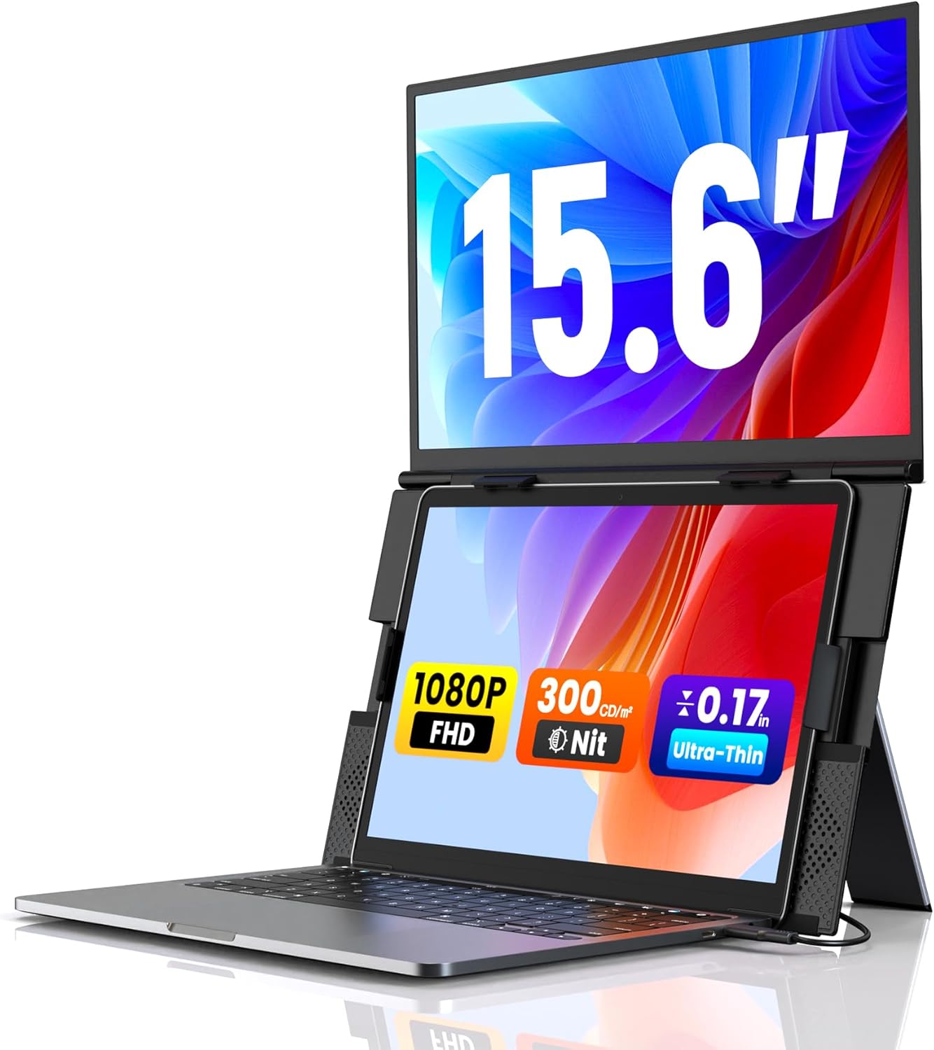 15.6 Inch Dual Screen Laptop Extender