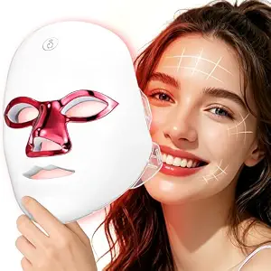 7-Color LED Red Light Therapy Mask for Face