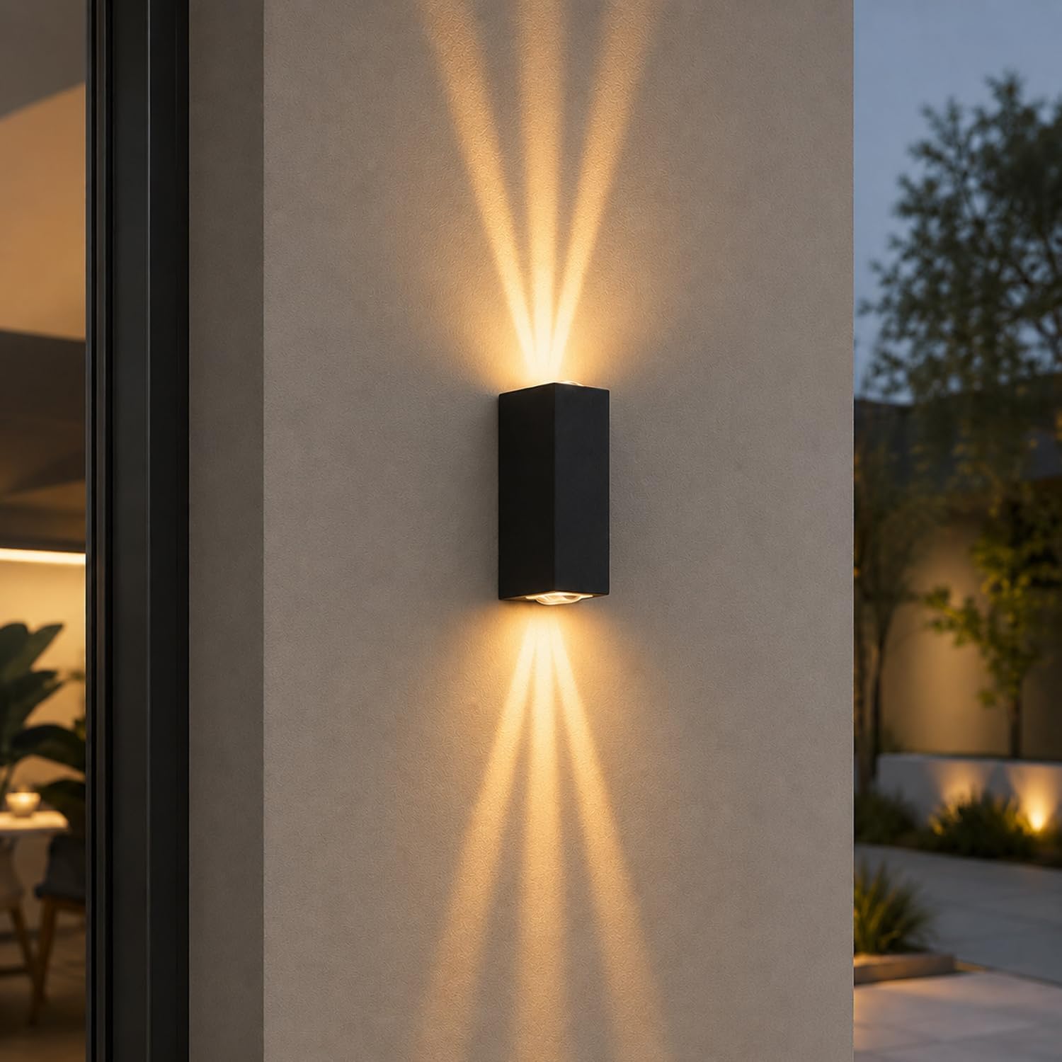 Modern Black Outdoor Wall Sconce