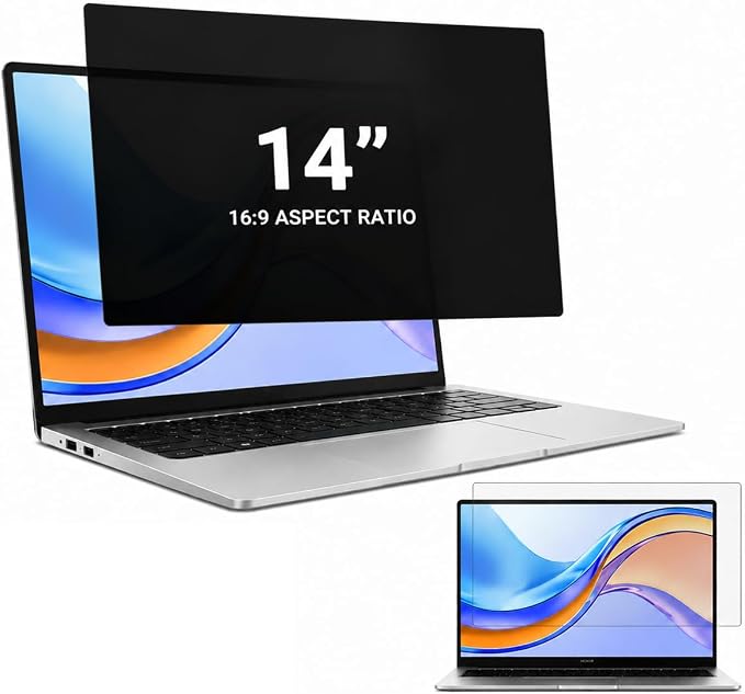 14-Inch (16:9) Removable Laptop Privacy Screen