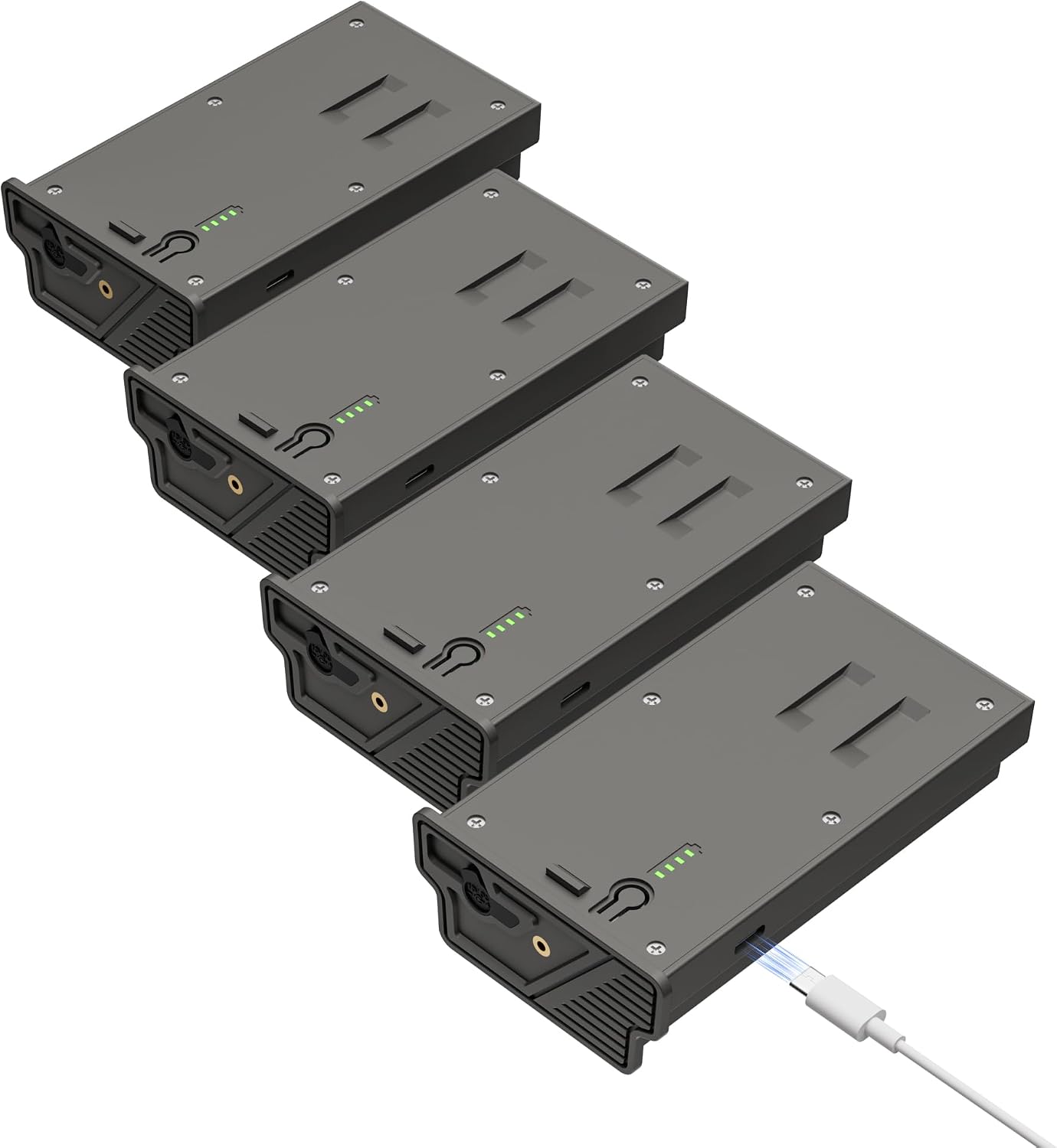4-Pack Solar-Ready LiPo Battery Cartridges for Tactacam Reveal Trail Cameras