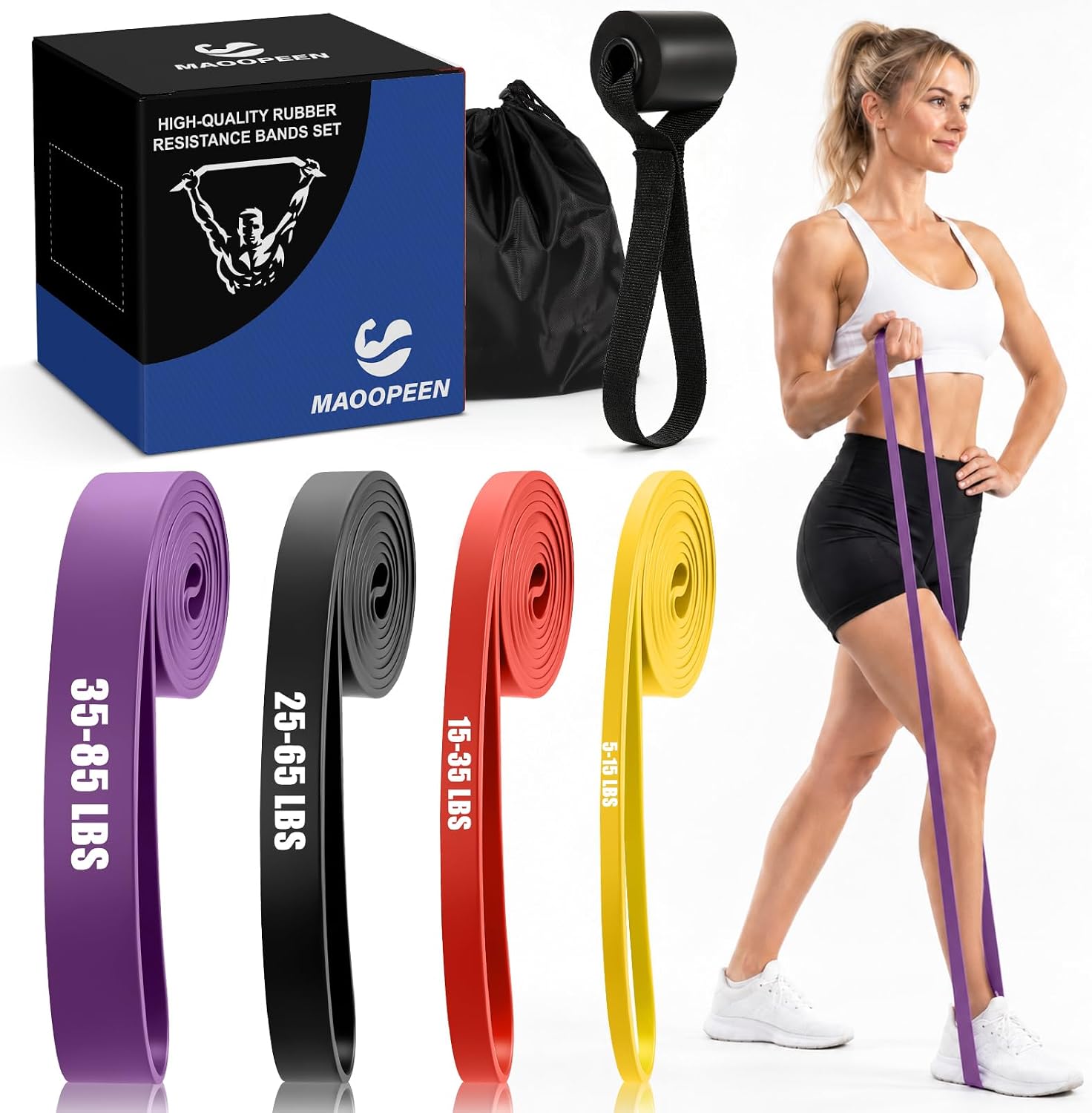 Fitness Workout Resistance Bands Set