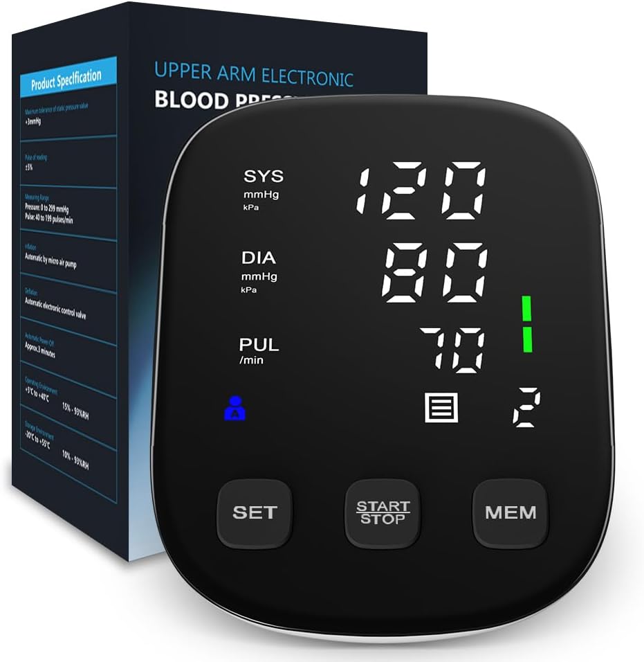 Upper Arm Automatic Blood Pressure Monitor