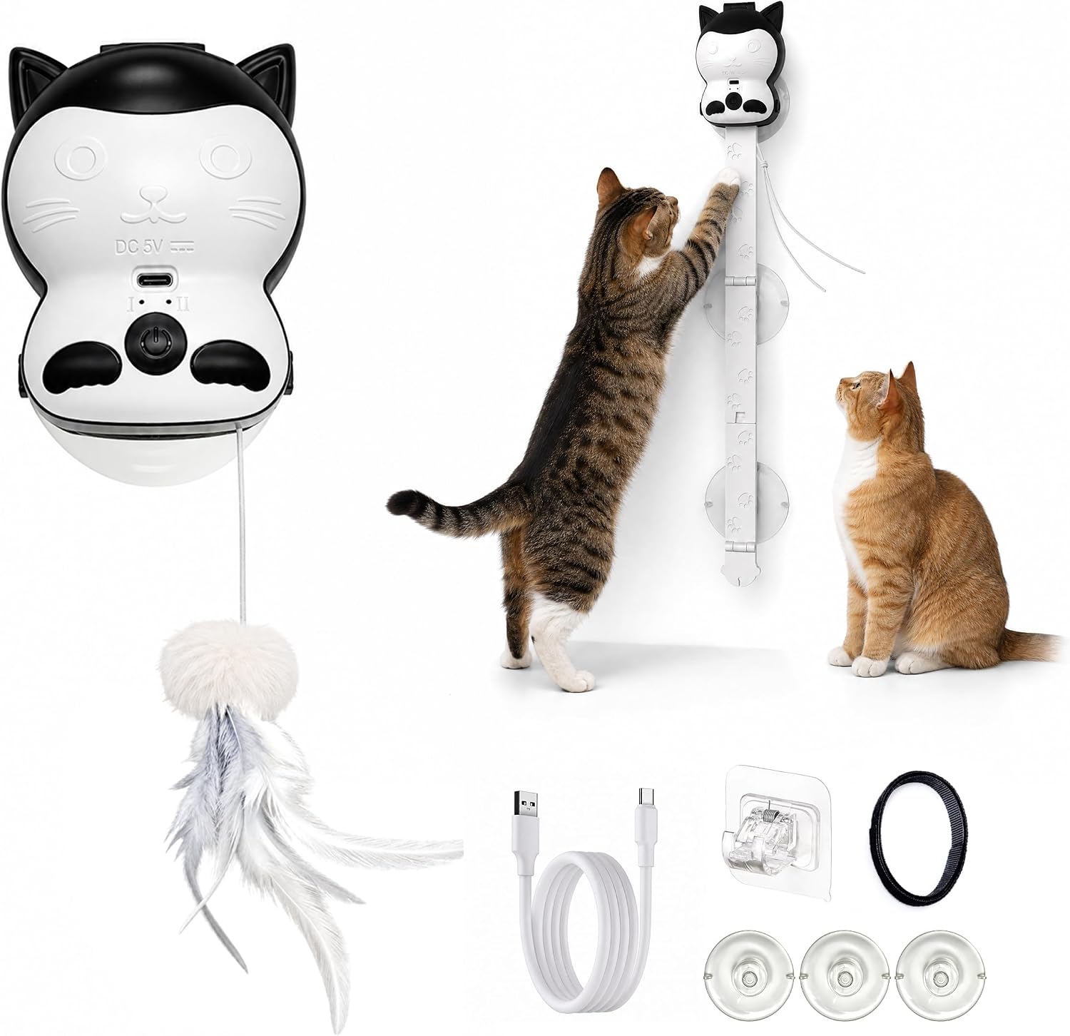 Automatic 2-in-1 Interactive Cat Toy