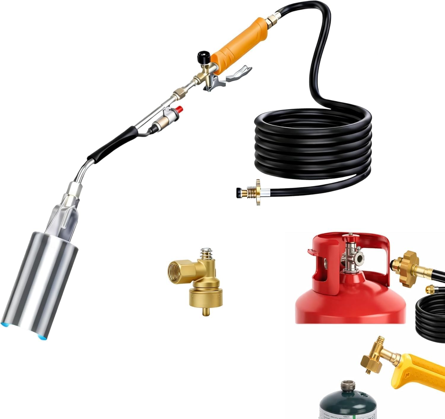 25″ Heavy-Duty Propane Torch Weed Burner (1,800,000 BTU)