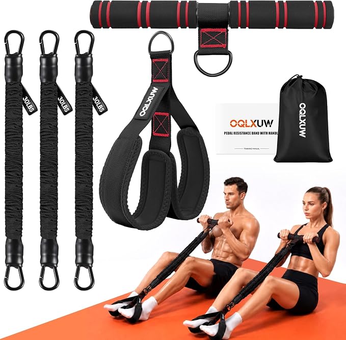 Multifunction Pedal Resistance Band Set