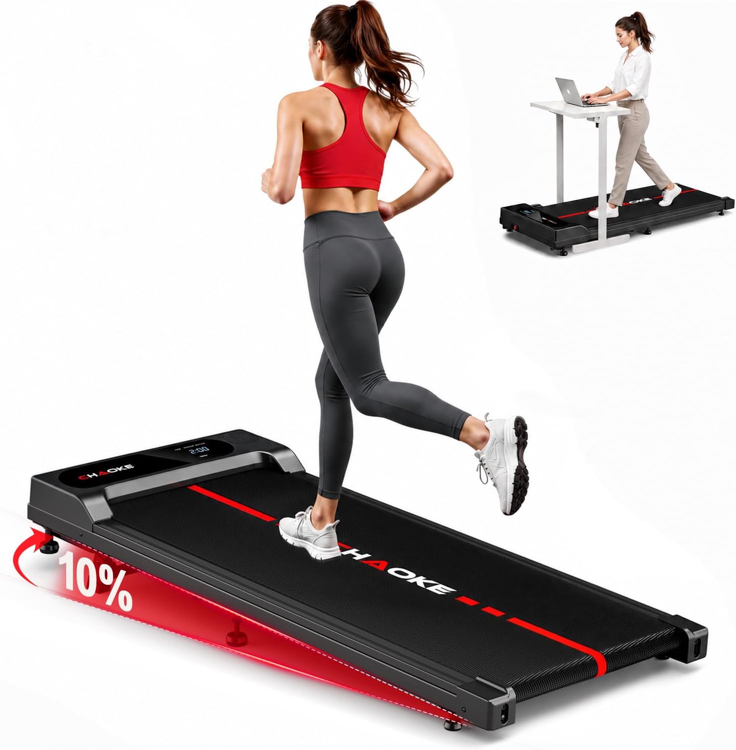 Under Desk Incline Walking Pad