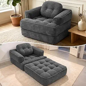 2-in-1 Folding Convertible Sleeper Sofa Bed