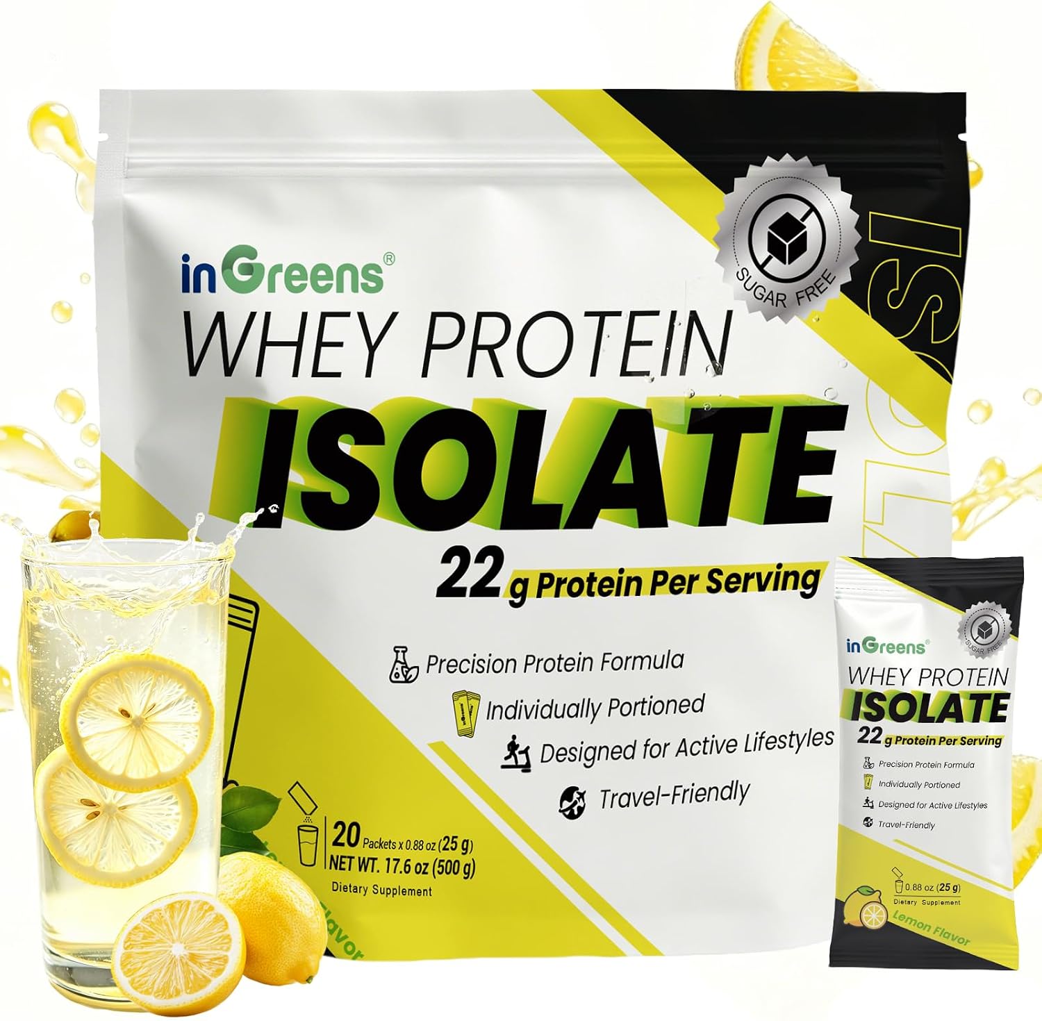 inGreens Clear Whey Protein Isolate Powder