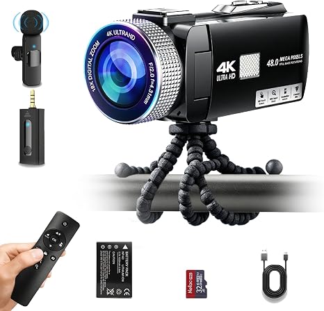 2026 4K 60FPS Vlogging Camcorder