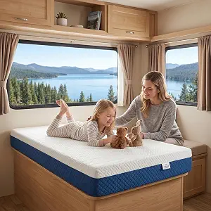 6″ Gel Memory Foam RV Bunk Mattress (28″ x 72″)