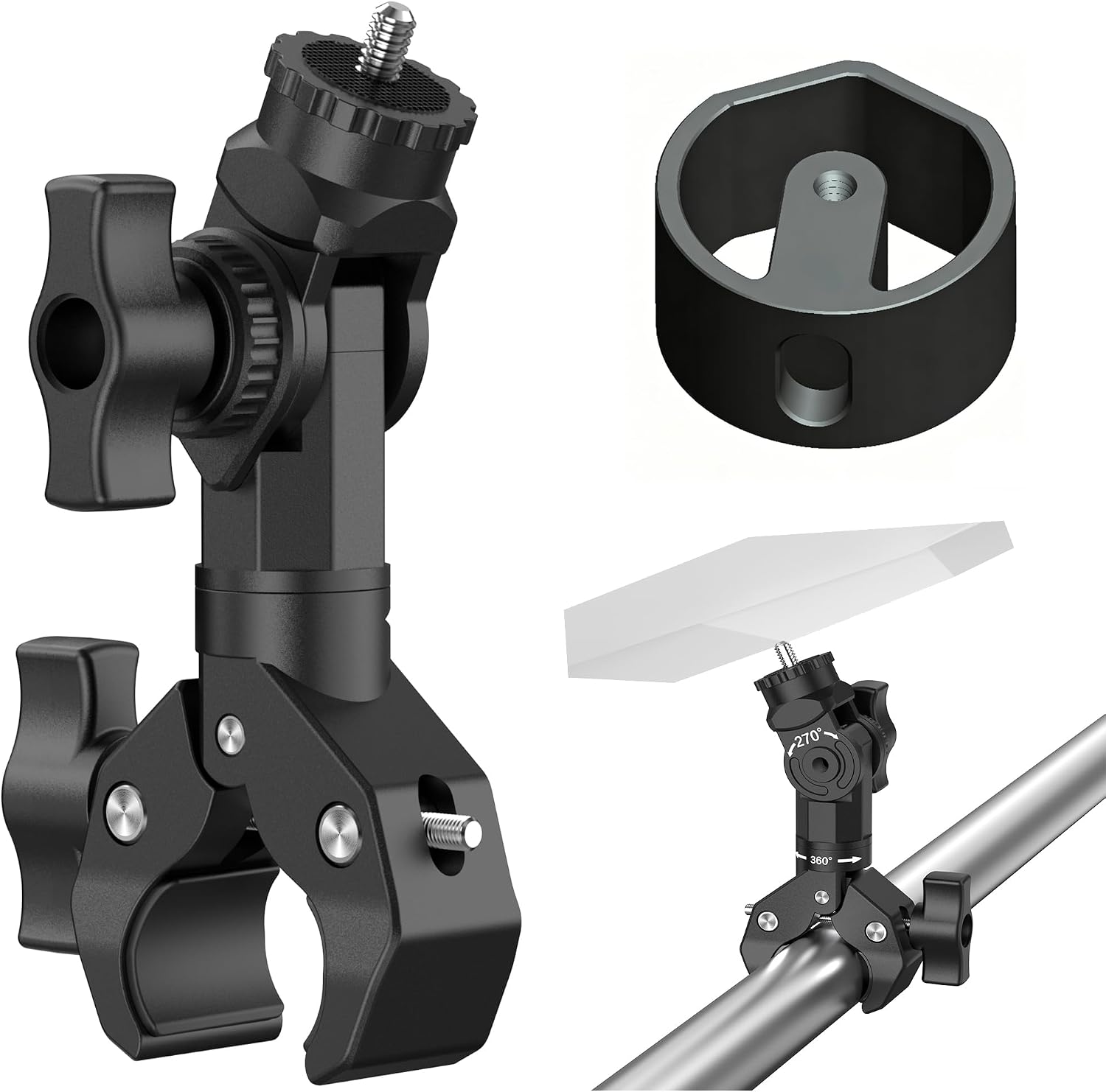 Starlink Mini RV & Boat Pipe Clamp Mount